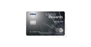 MBNA Rewards World Elite Mastercard