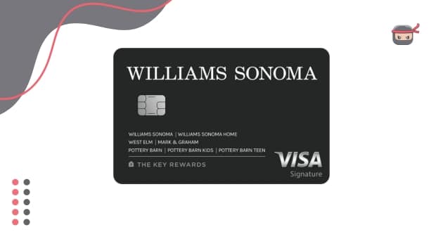 Williams Sonoma Key Rewards Visa